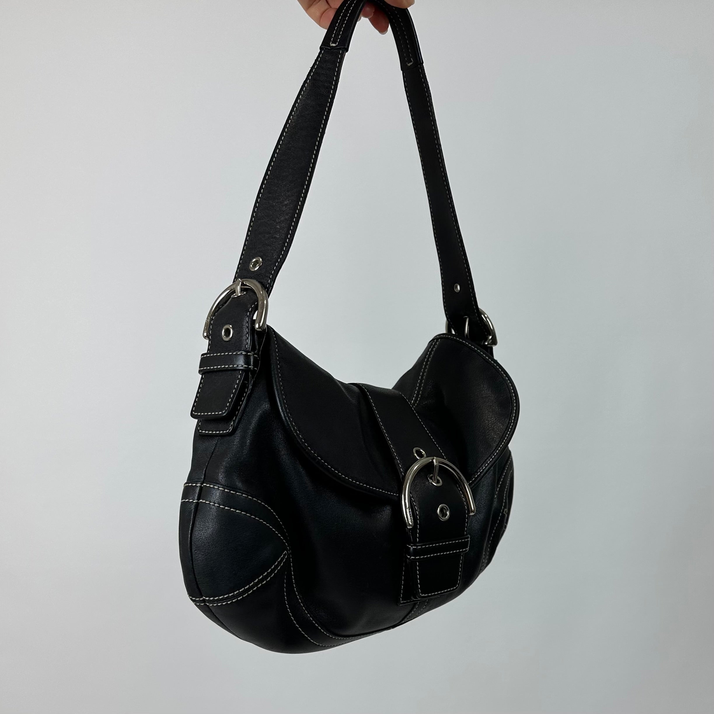 Vintage Coach Black Leather Purse – Holy Thrift