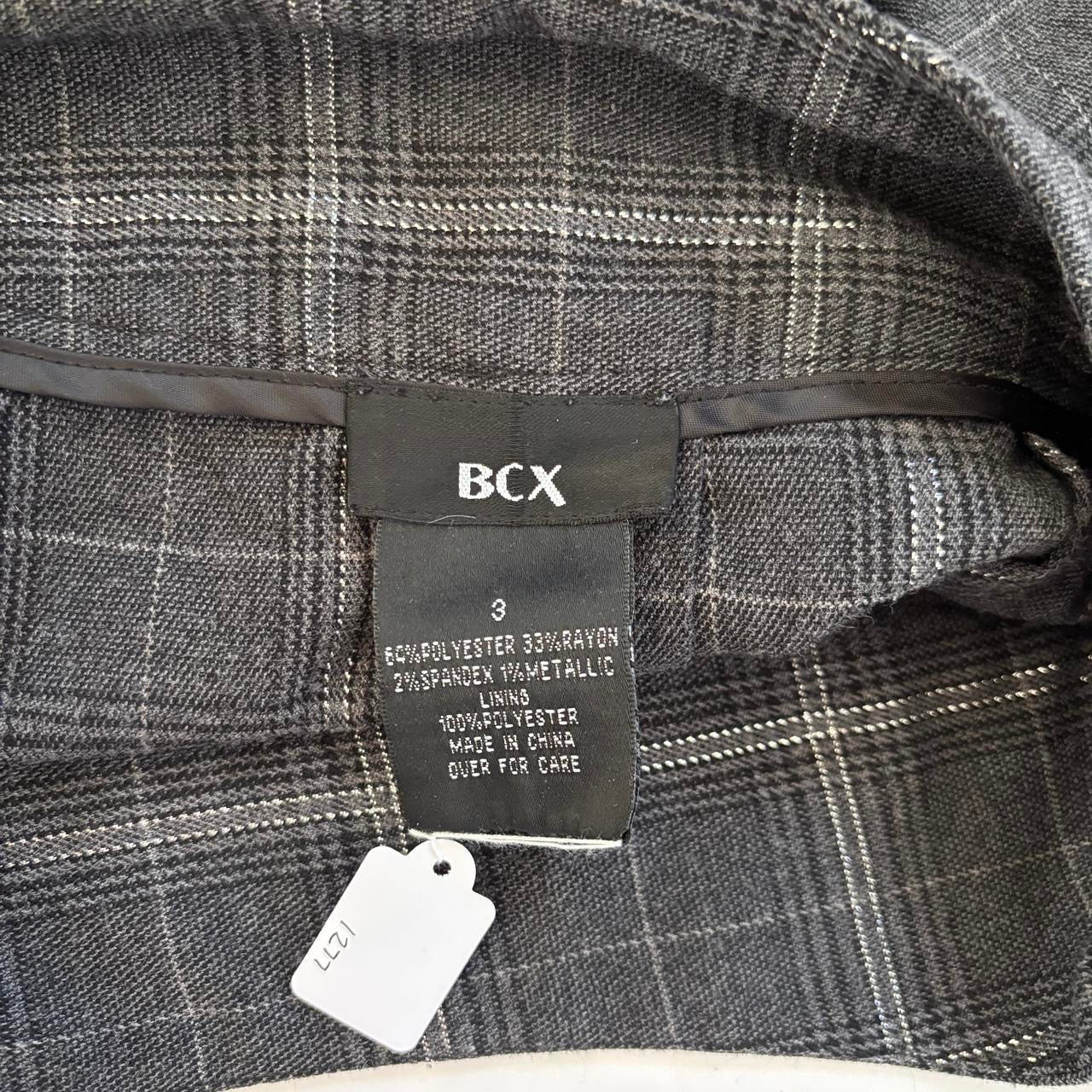 Y2K Pleated Plaid Mini Skirt (S)