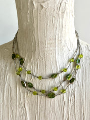 Lime green choker