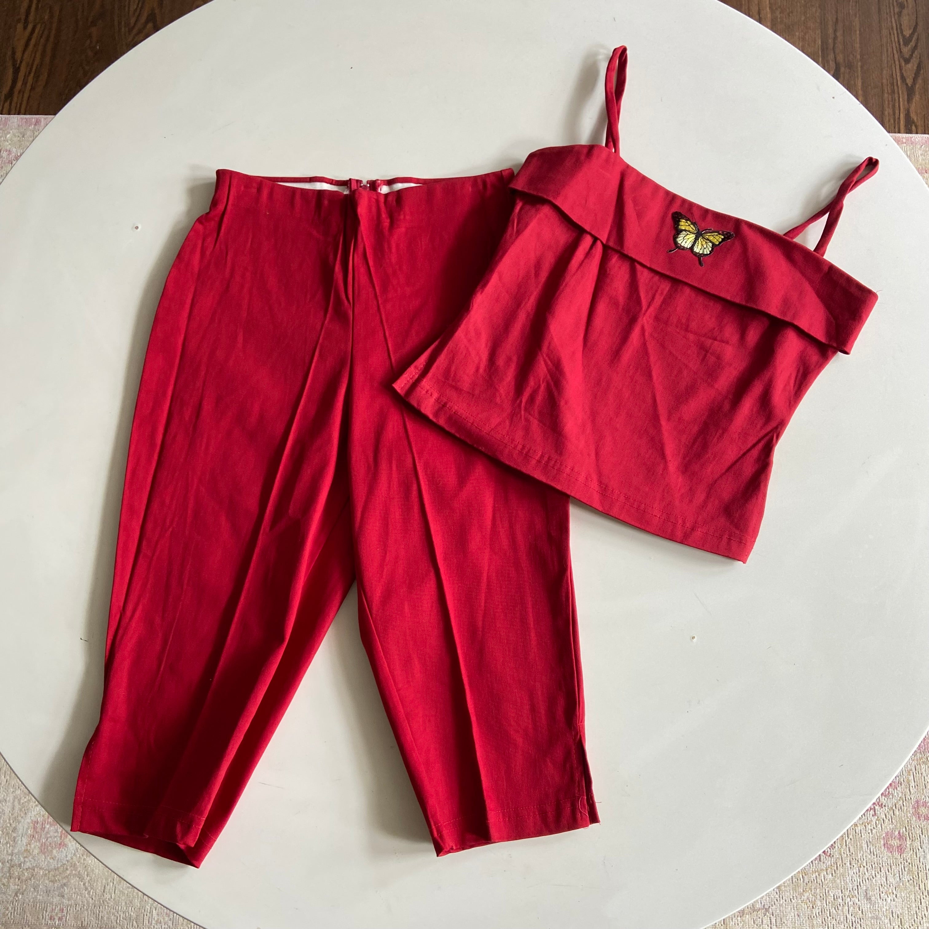 Two piece butterfly set