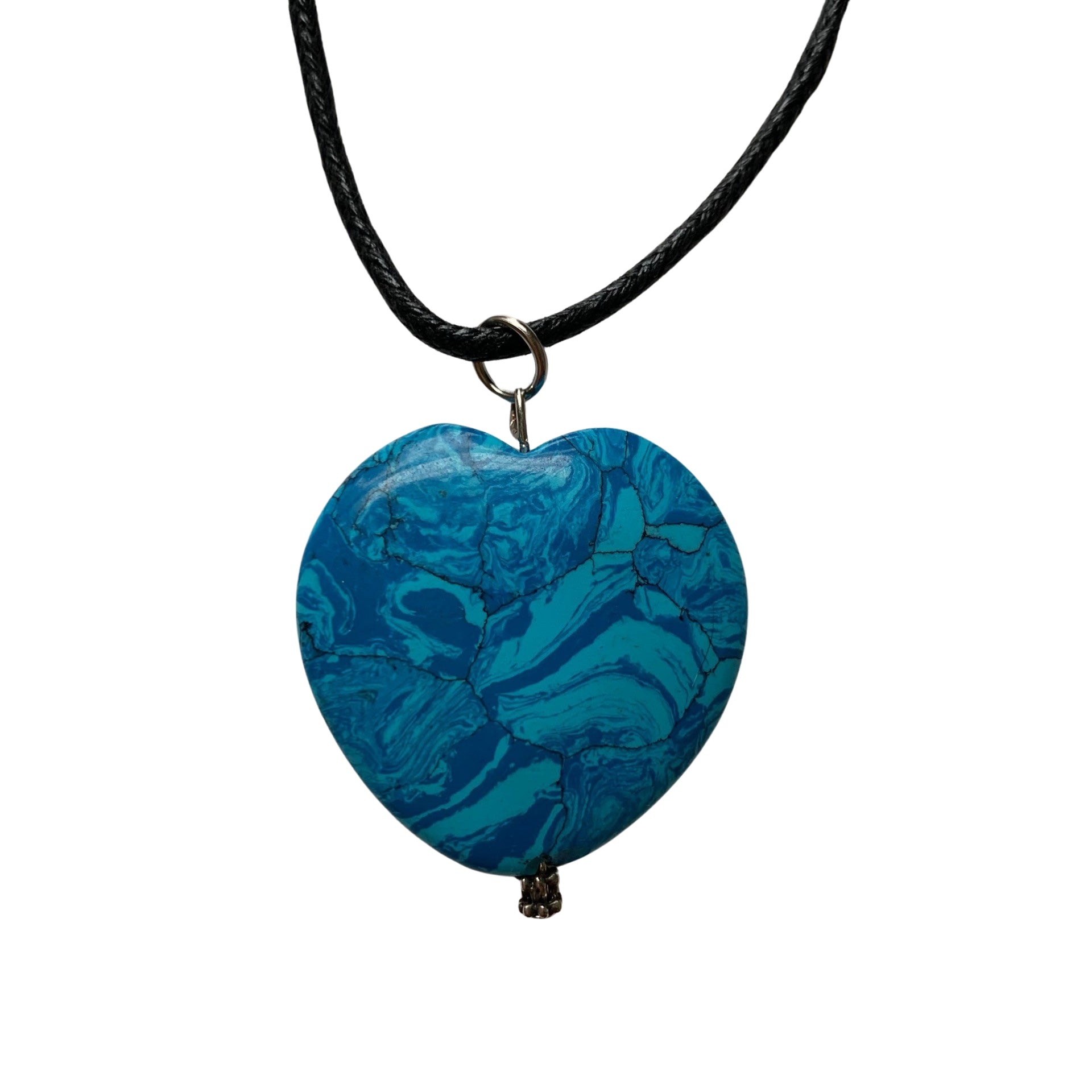 Vintage Turquoise Heart Necklace