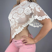1/1 Alysa Lace One Shoulder Top (S/M)