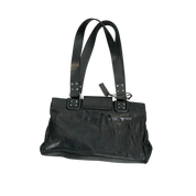 Vintage Leather Black Diesel Bag