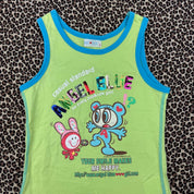 Angel Blue Sequin Graphic Tank (XS)