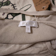 Y2K KOOKAI Knitted Beige Babydoll Top (S)