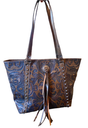 American West Baroque Zip-Top Bucket Tote