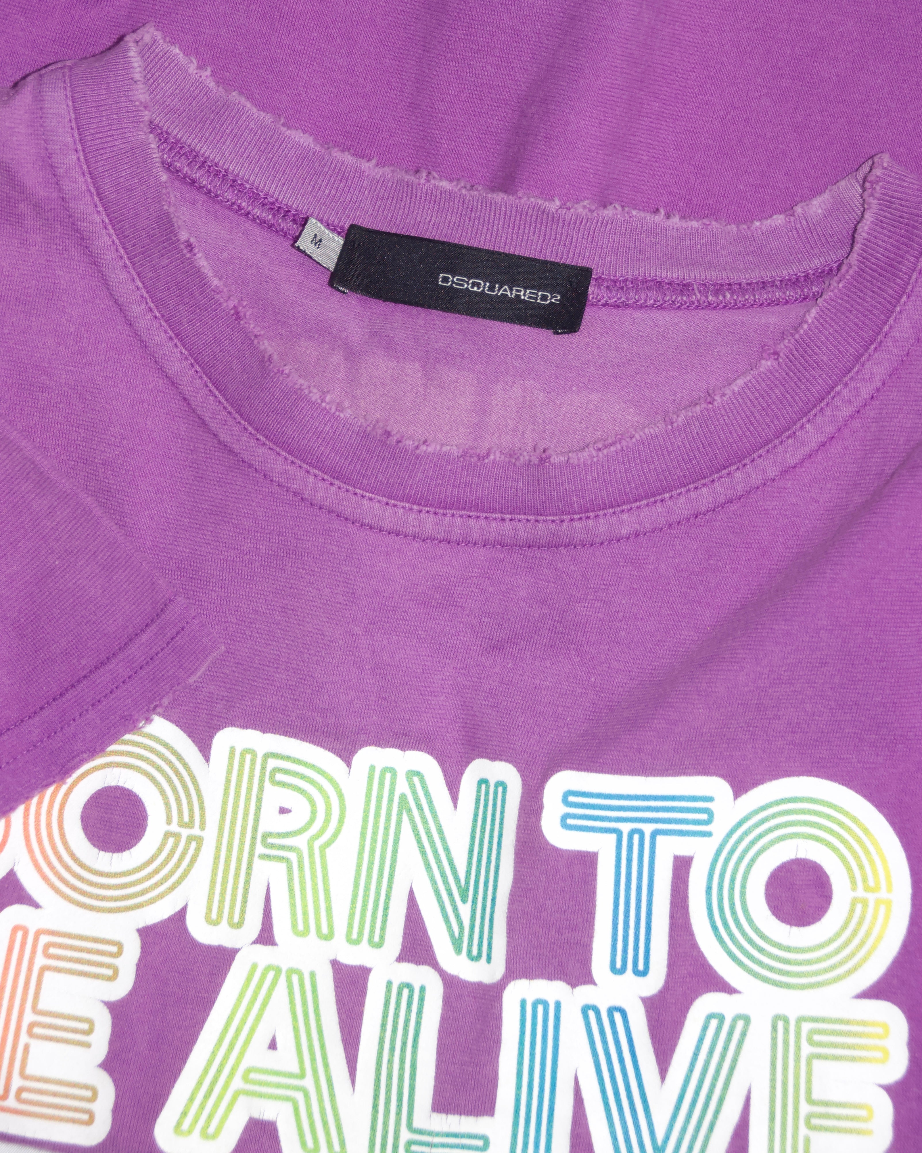 00s Dsquared2 Distressed Tee (S-M)