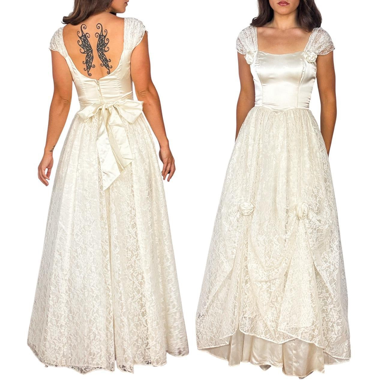 Vintage Gunne Sax Wedding Gown (XS/S)