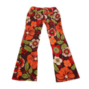 Y2K MISS SIXTY Floral Low Waisted Flare Pants (S)