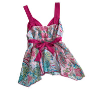 Y2K floral babydoll