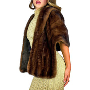 1950s Mink Fur Capelet (M)