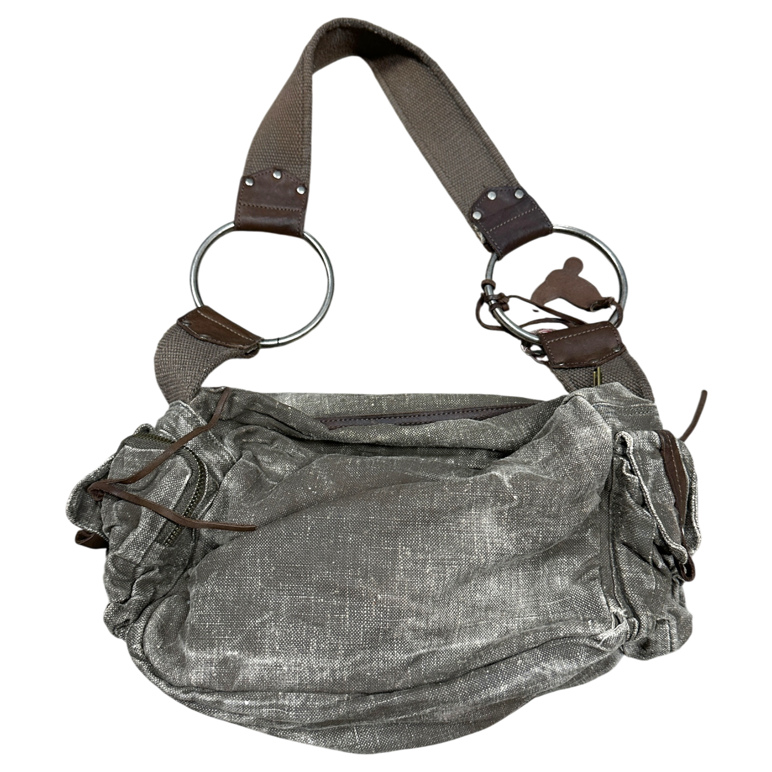 Vintage Diesel Hoop Utility Army Shoulder Bag