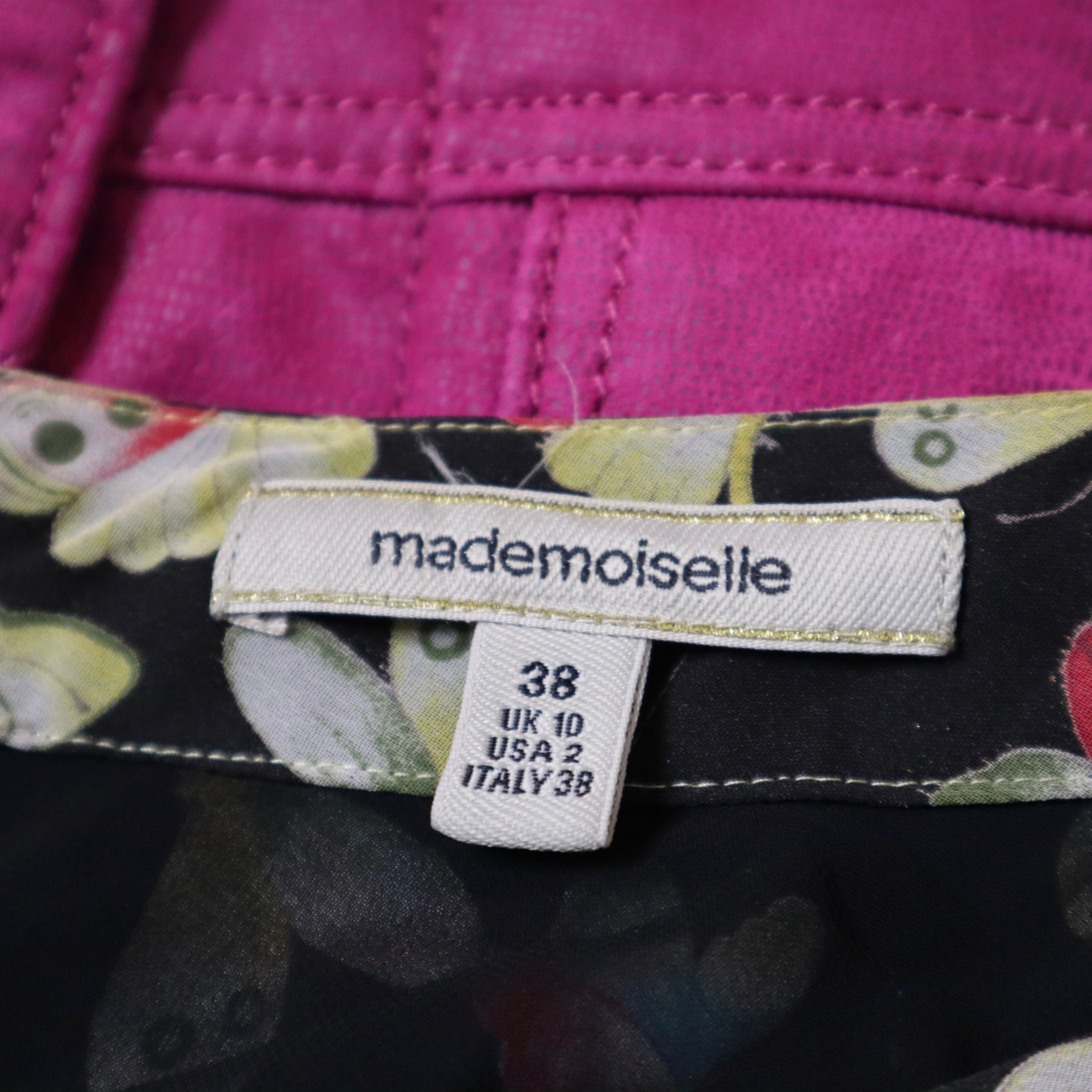 Y2K Asymmetrical Butterfly Mini Skirt (S)