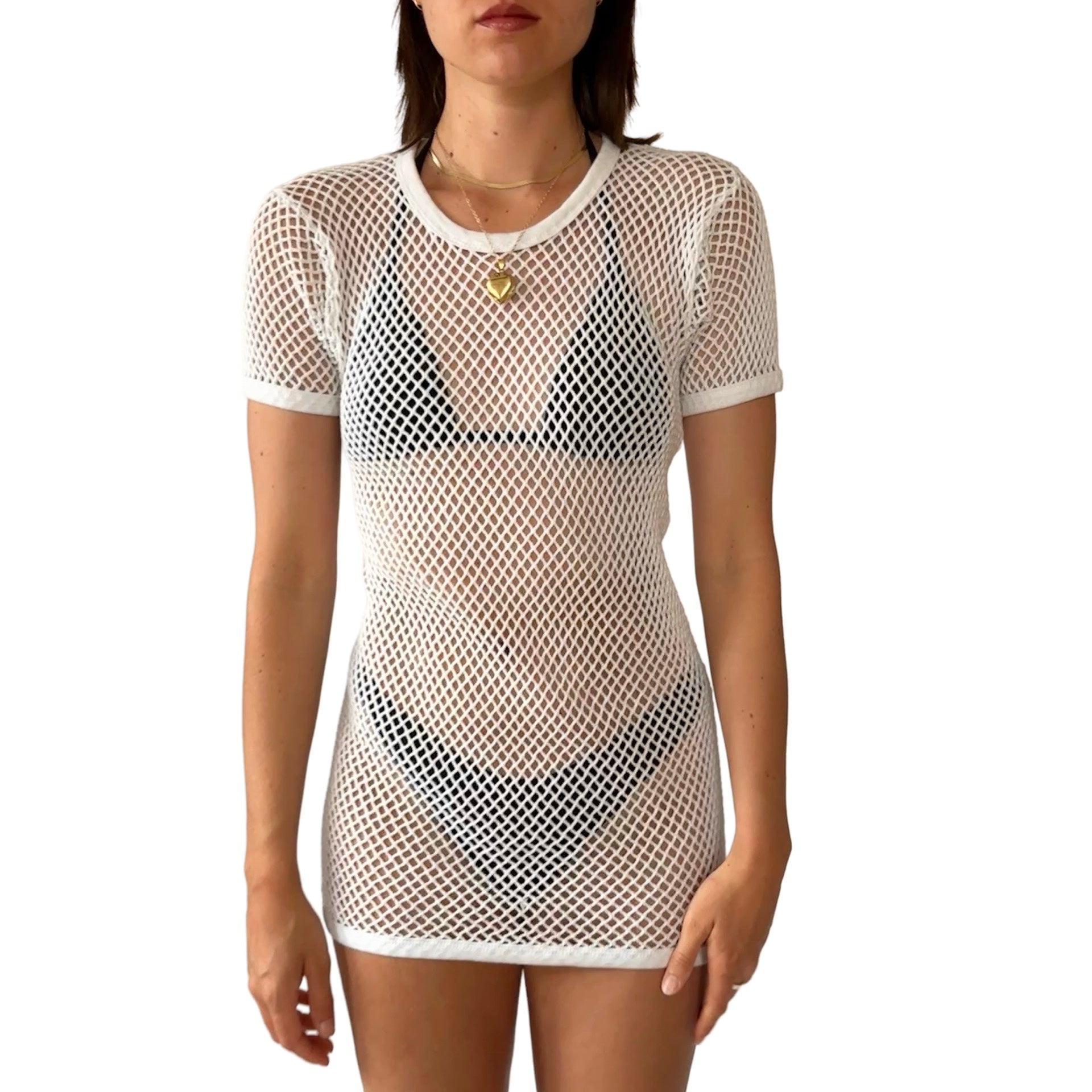 Vintage Cotton Mesh Tee (XS/S)