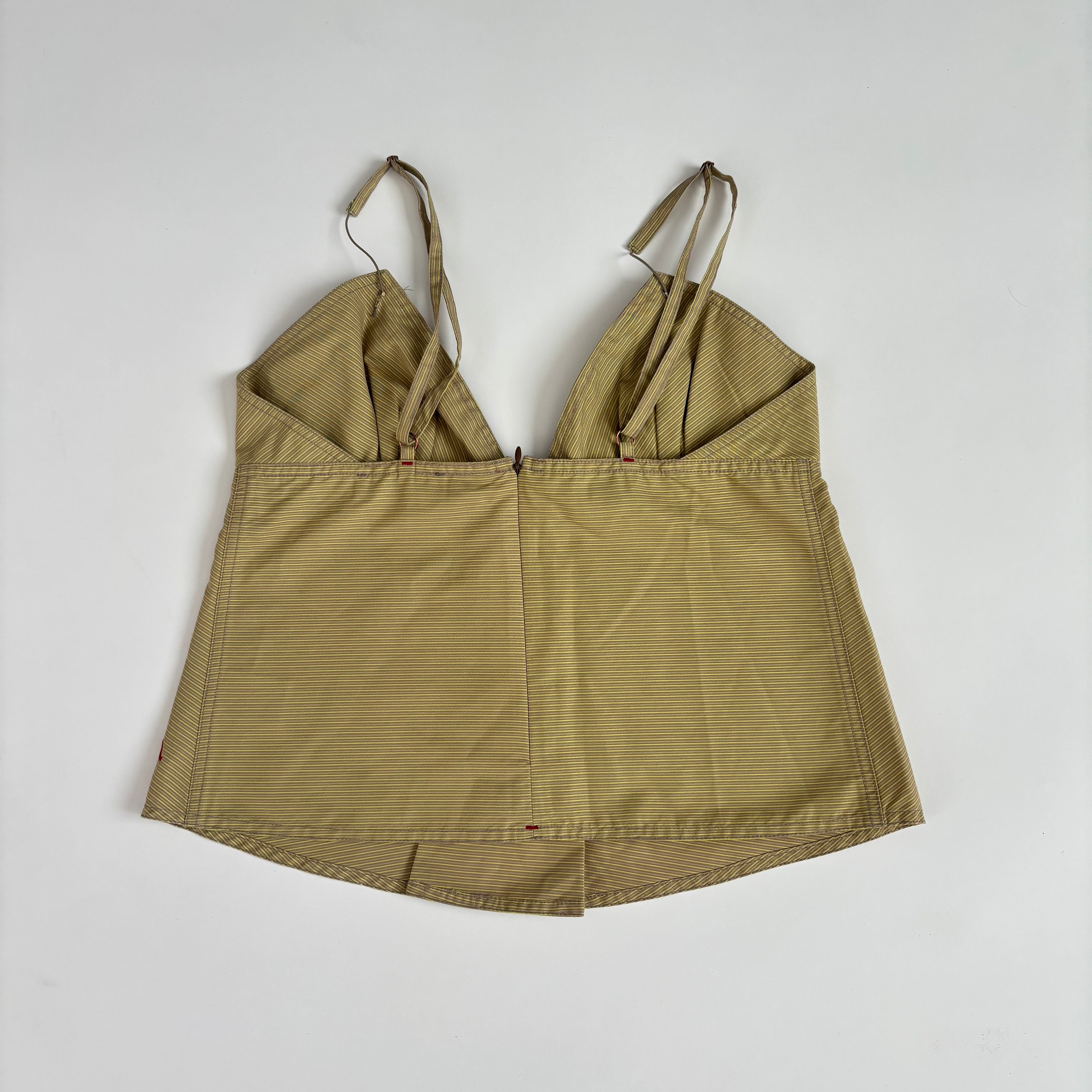Cop Copine Yellow Striped Set (S/M)
