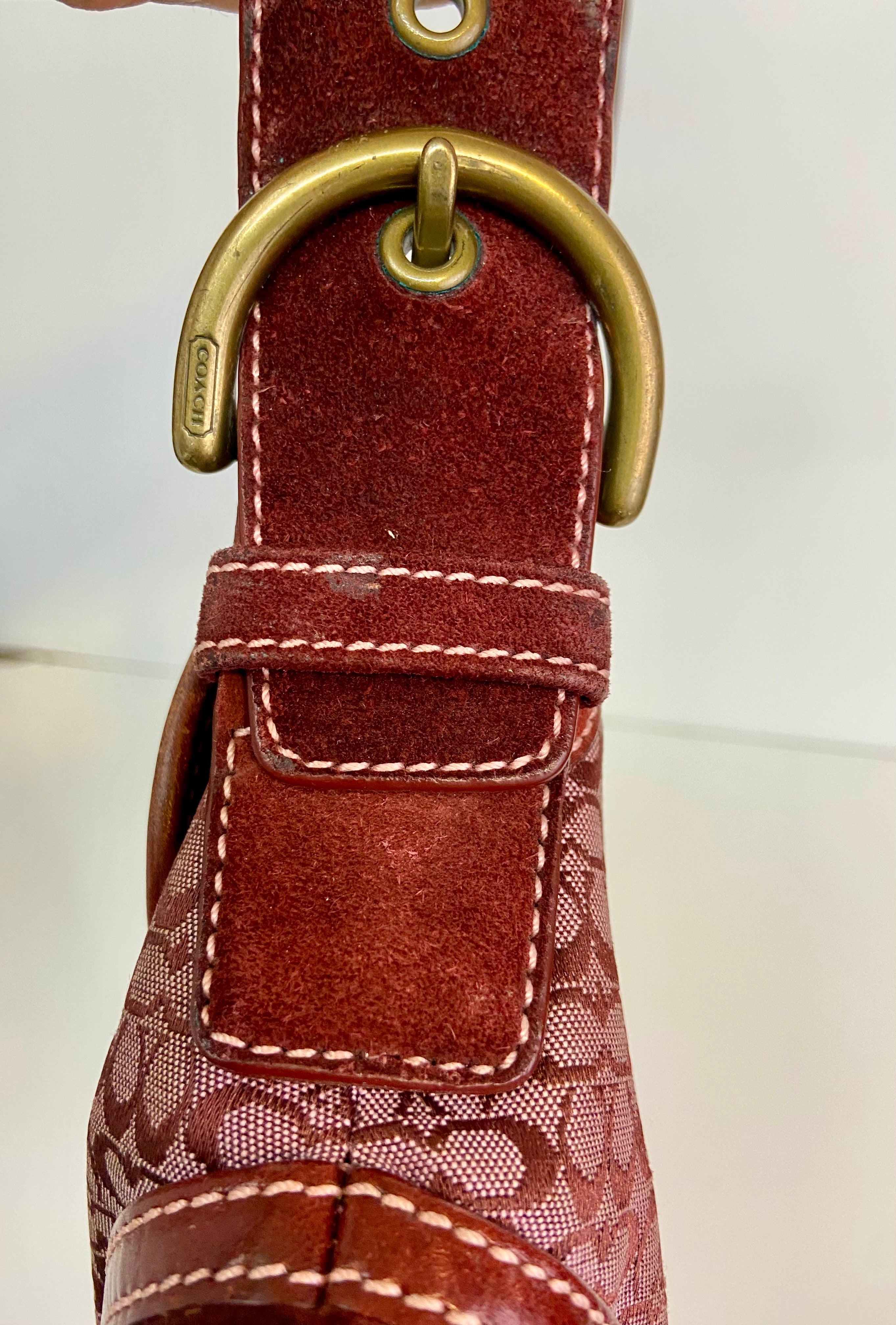 Coach Burgundy Purse
