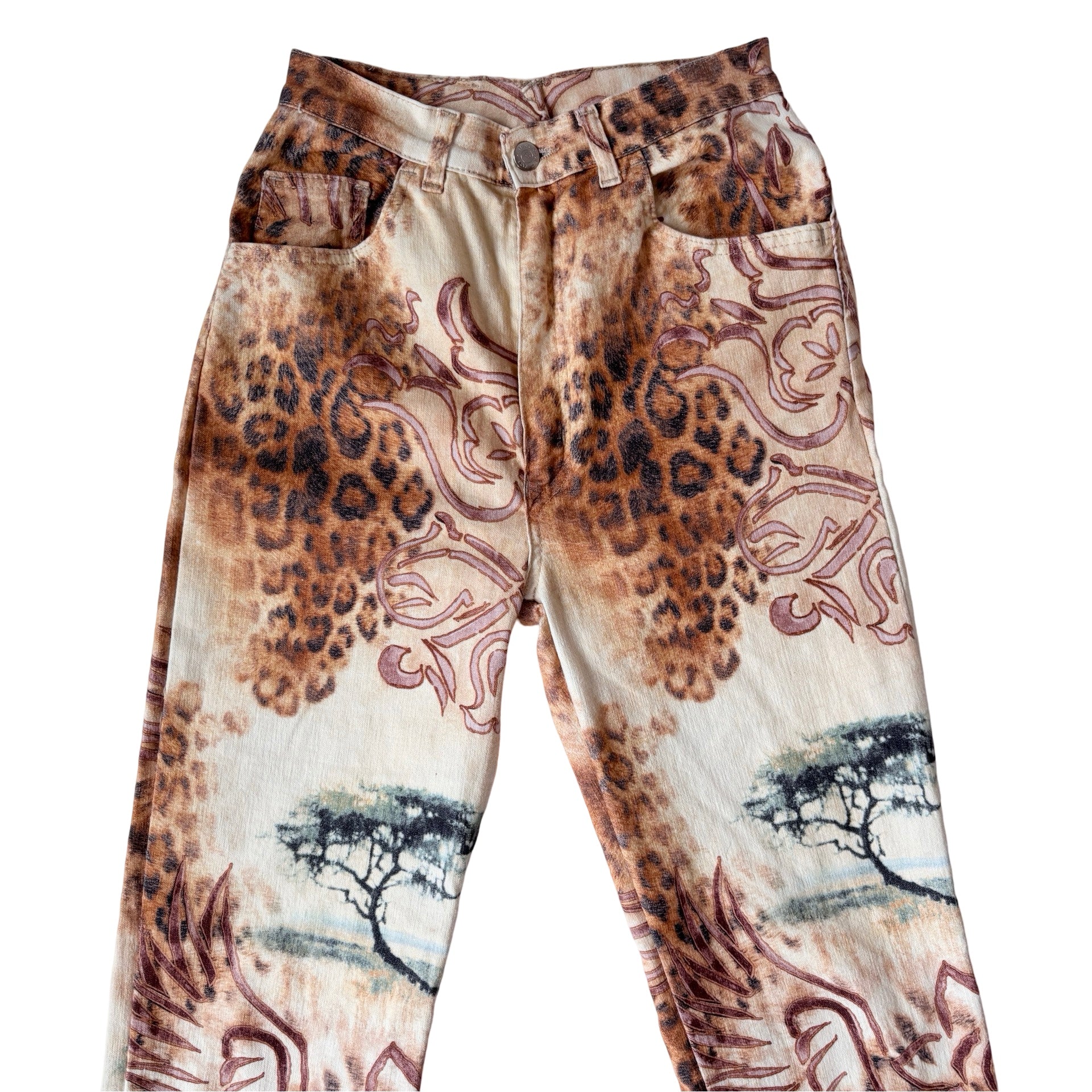 2000s Safari Print Pants (XS/S)