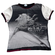 Cheval theatre Cirque du Soleil graphic print shortsleeve (XL)