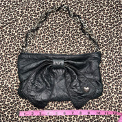 Juicy Couture Lamb Leather Bow Bag