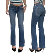 Y2K Low Rise Denim Flares (S)