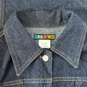 90s Denim Trench Coat (S/M)