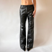 Vintage Genuine Leather Pants (S/M)