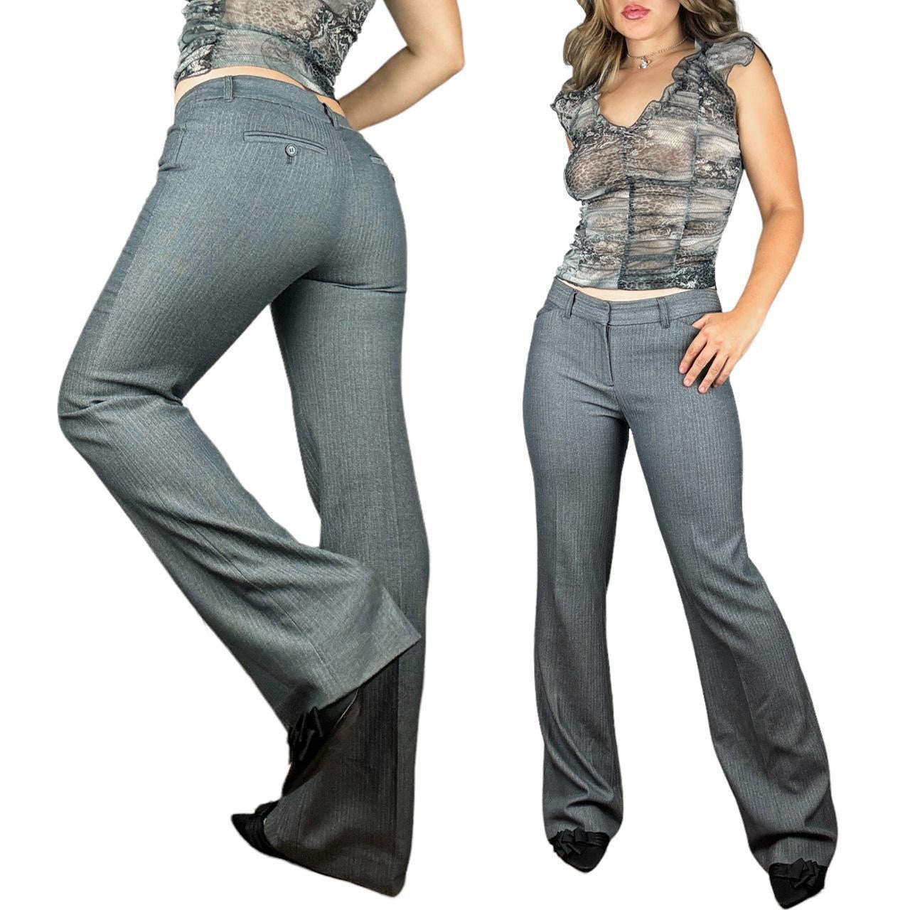 Vivienne Tam Pinstripe Flares (S)