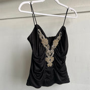 Vintage 90s gem studded cami - S/M