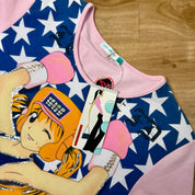 Glitter Anime Baby Tee (S/M)