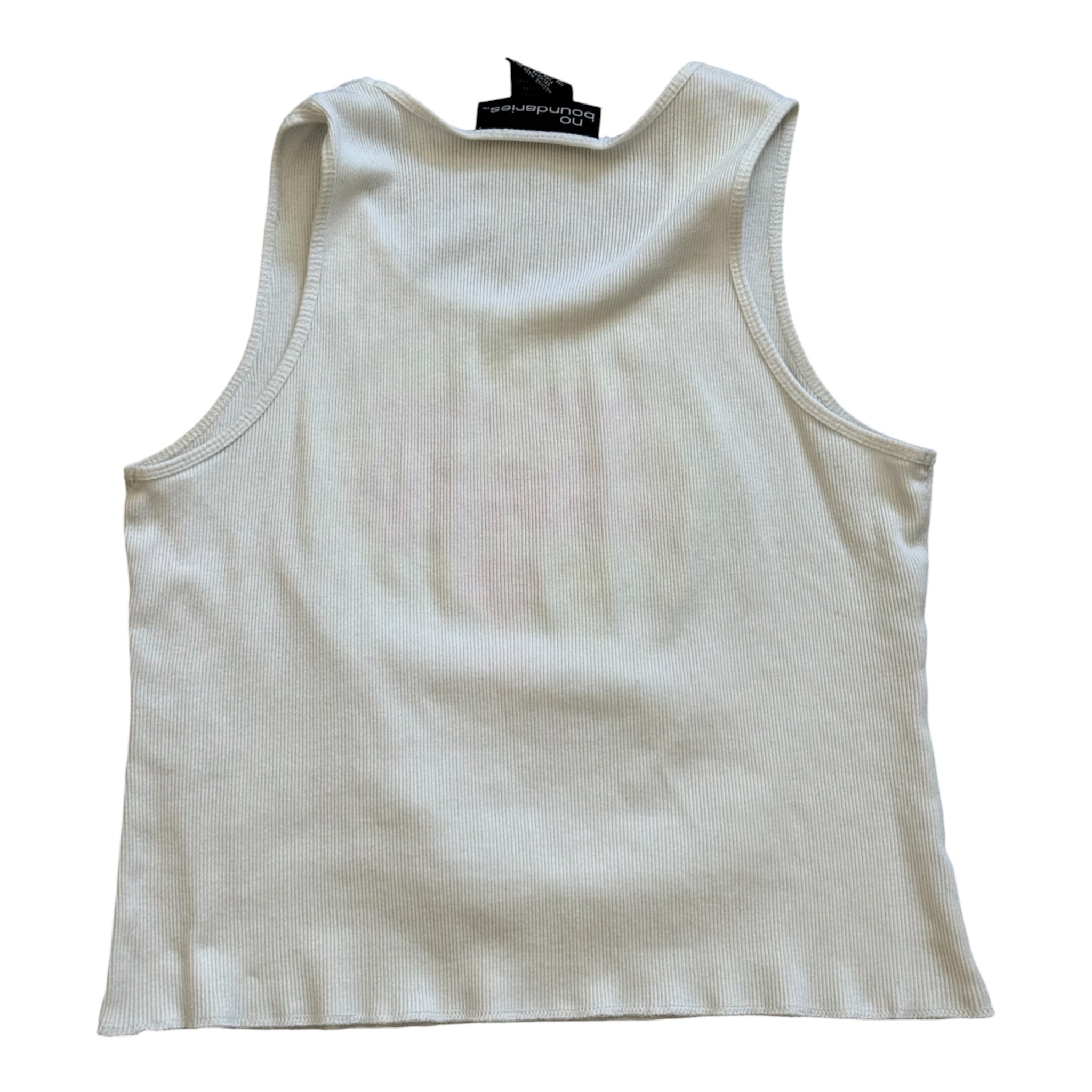 Y2K NOBO graphic ribbed tank (L/XL)