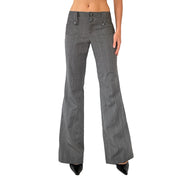 Y2K Spacegirlz Plaid Flares (S/M)