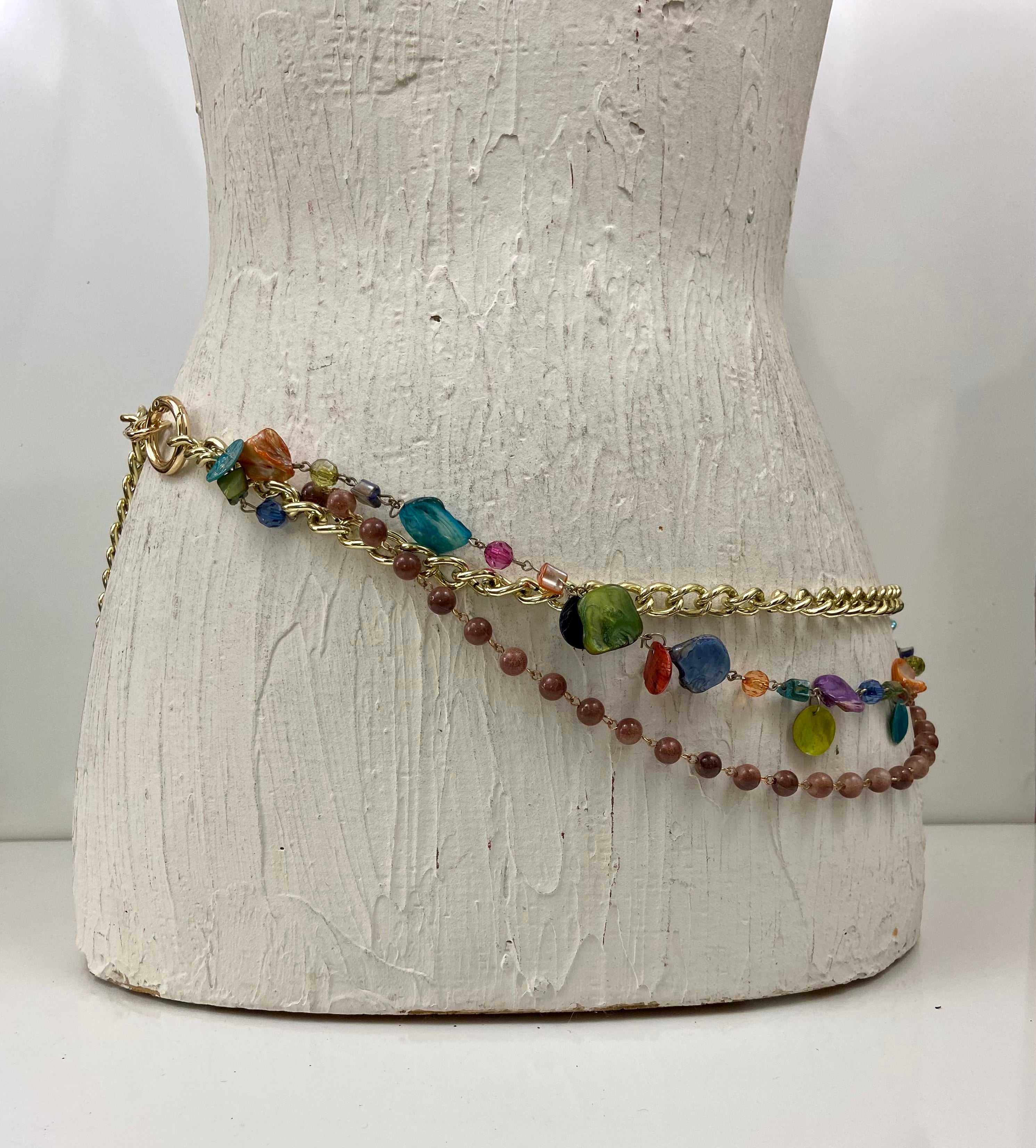 Layers of chains belt