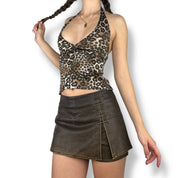 Grunge Leather Skort (XS/S)