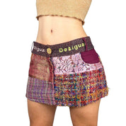 Desigual Patchwork Mini Skirt (M)
