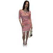 Morgan De Toi Striped Dress (S)