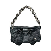 Juicy Couture Lamb Leather Bow Bag