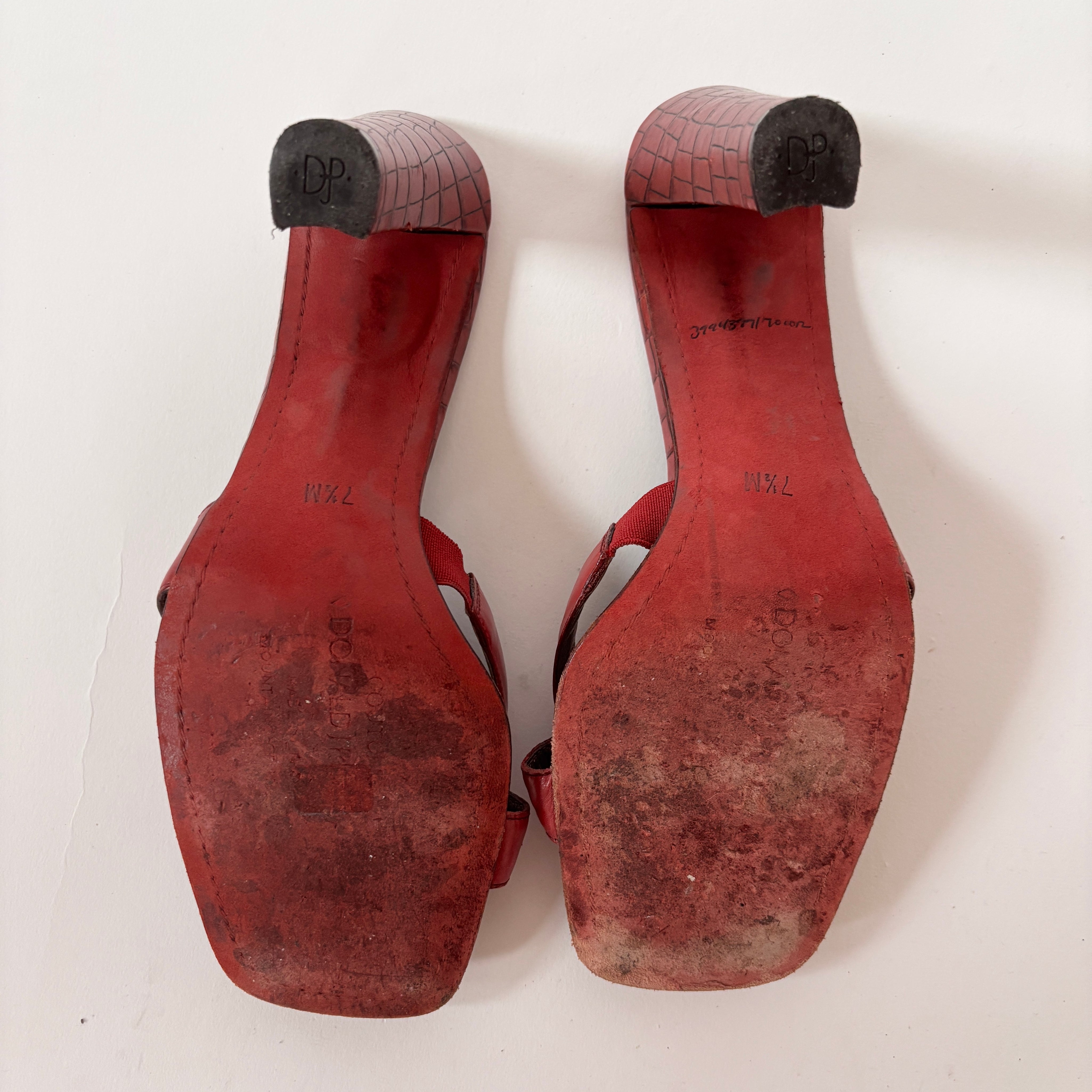 Y2K Buckle Heels (7.5)