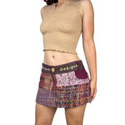 Desigual Patchwork Mini Skirt (M)