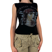 “Fashion Pirate” U.K. Vintage Graphic Tank (XS)