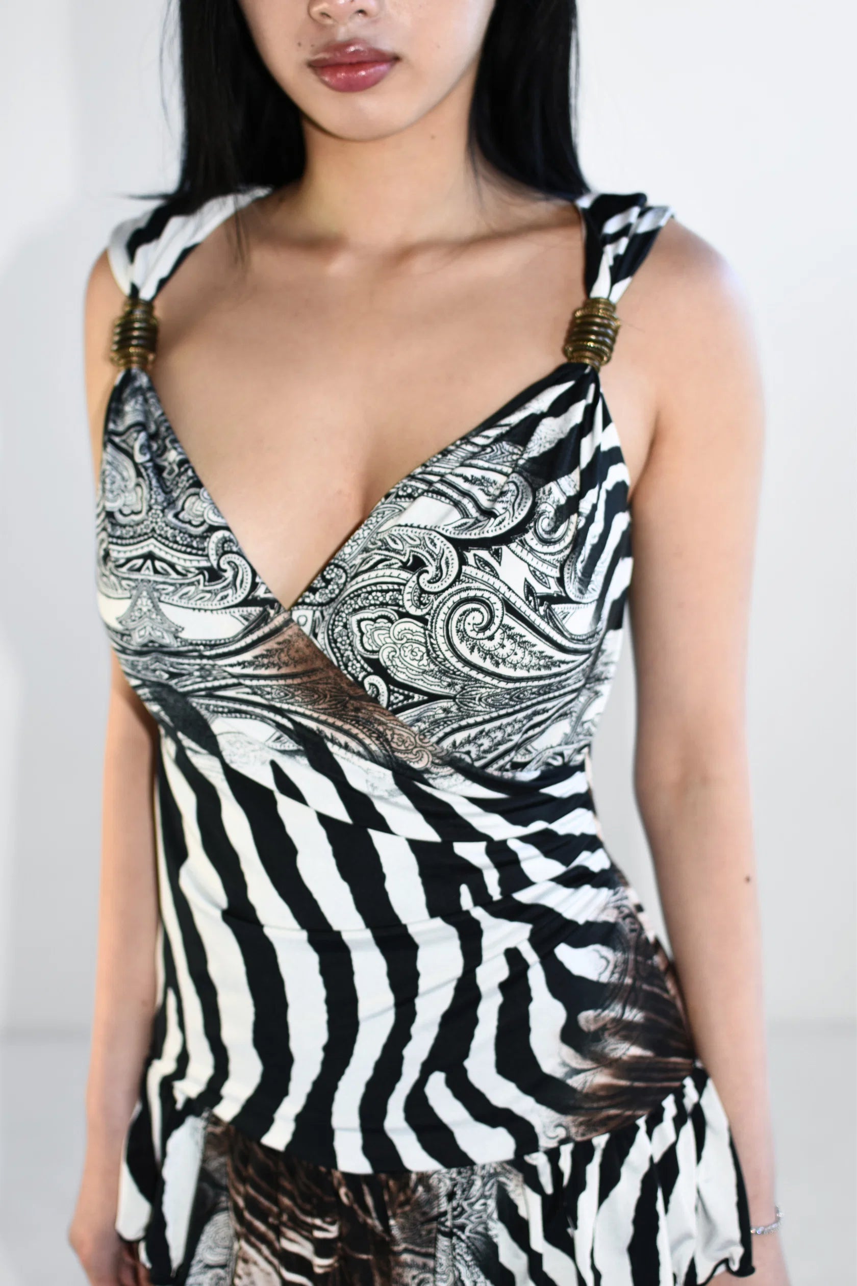 Morgan De Toi Tiger Grunge Dress (XS-S)