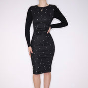 Y2K SPORTMAX Polka Dot Midi Dress (S)