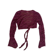 Whimsygoth Purple Lace Bolero