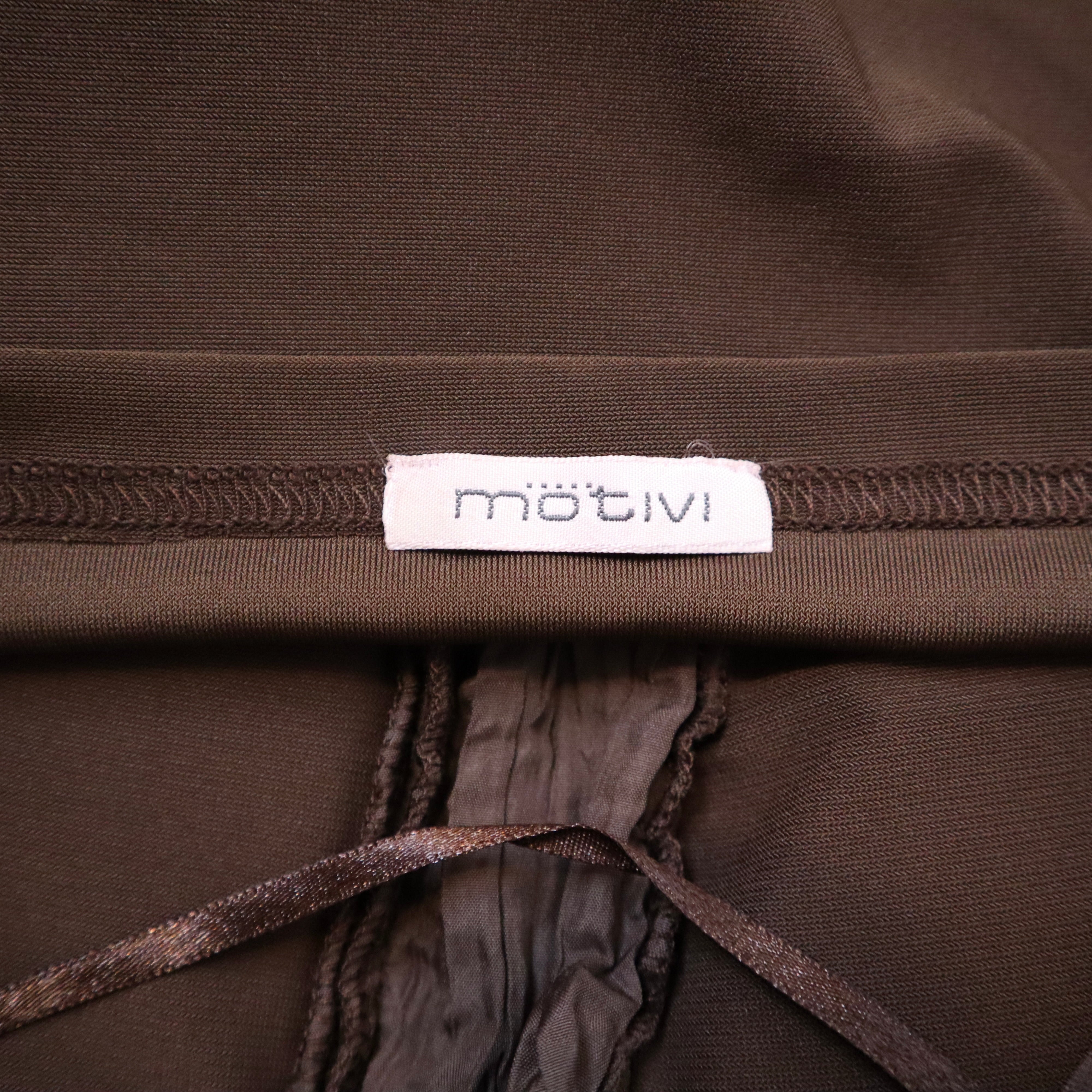 Y2K Brown Lace Boho Corset (S)