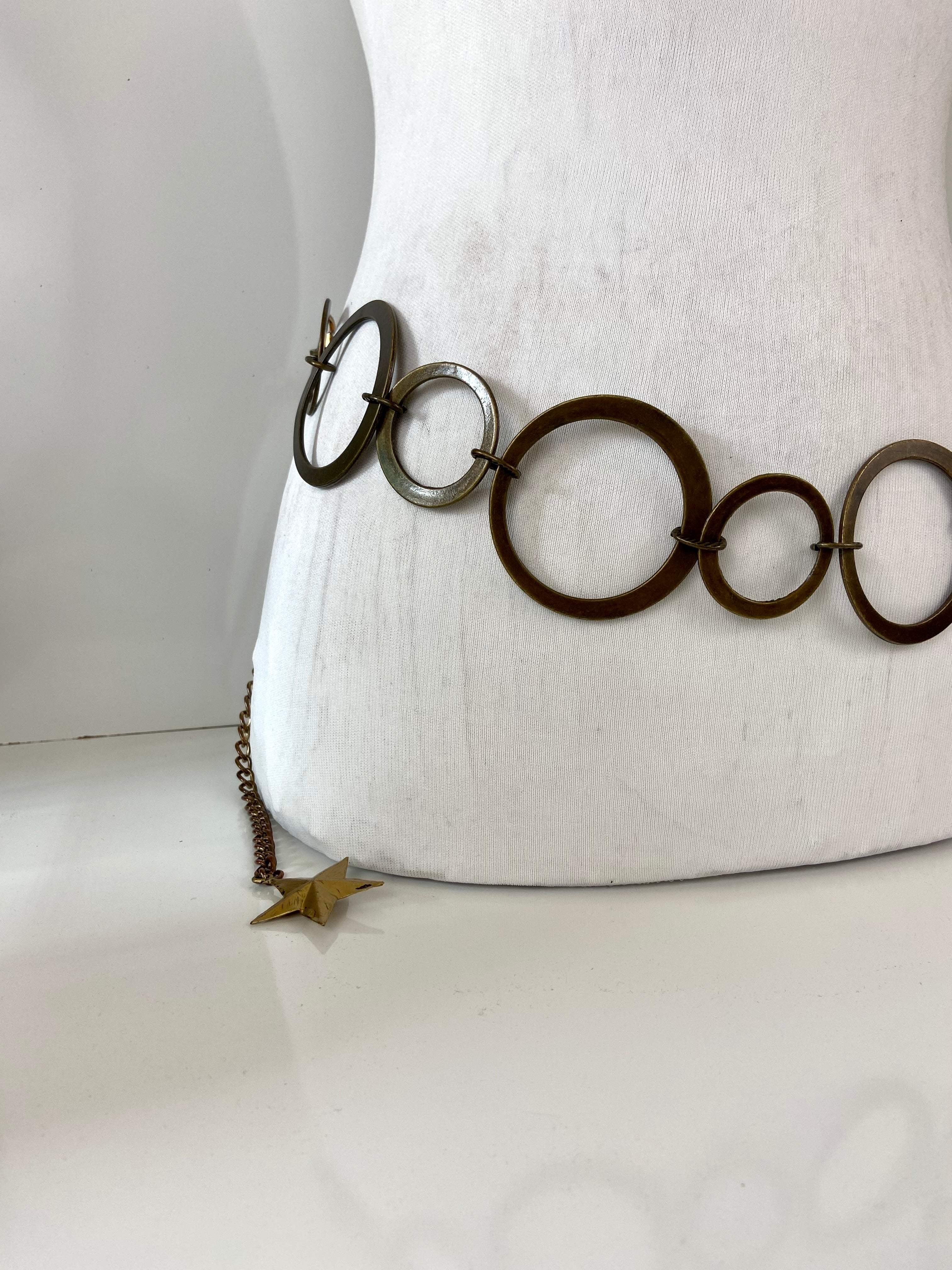 Bronze Big Circles Belt