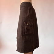 2000s Cargo Midi Skirt (XL)