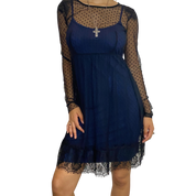 Vintage Cop Copine Polka Dot Dress (S)