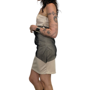 Polka Dot Mesh Mini Dress Skirt 2 in 1 (S)