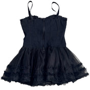 Royal Bones Tripp NYC corset tutu mini dress (M/L)