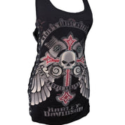 Y2K Harley Davidson cut out tank (XS/S)