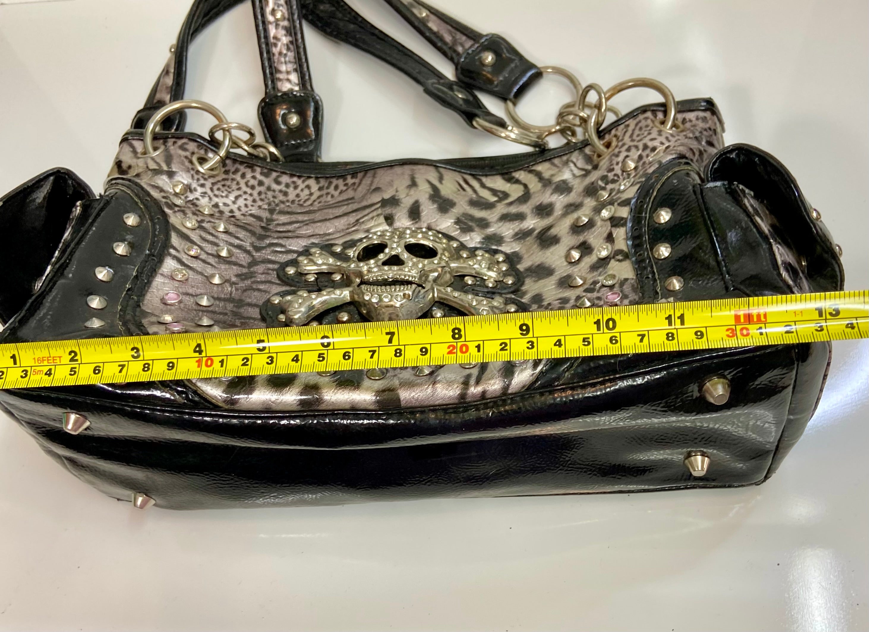 Studded Pirate Skull Purse